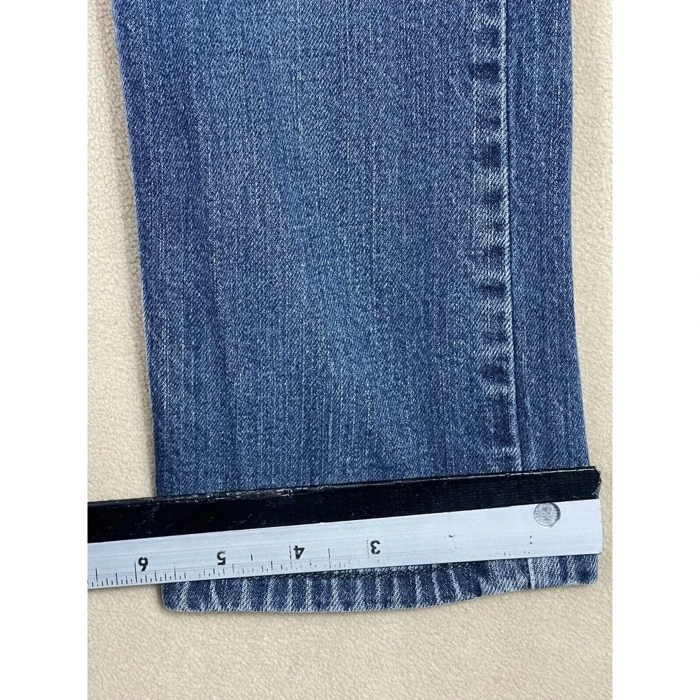 Anchor Blue Juniors 9S Skinny Jeans Low Rise Stretch Regular‎ Fit Blue Denim
